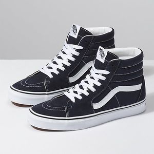 Woman’s Black High top vans